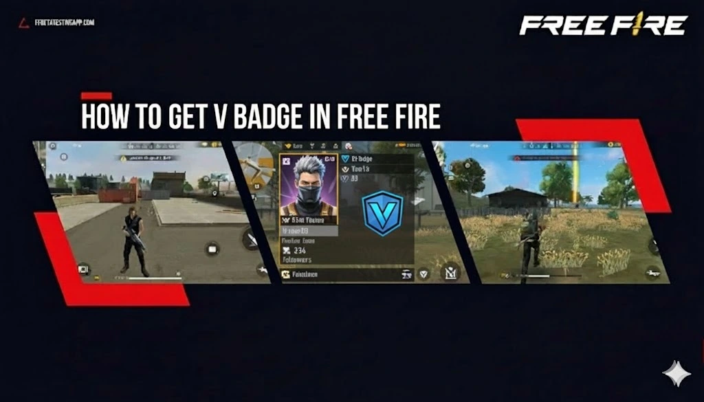 how to get v badge in free fire