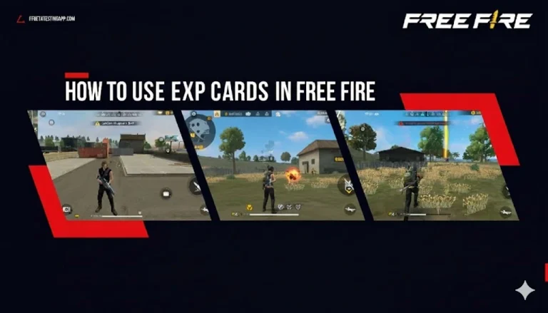 how to use exp card in free fire
